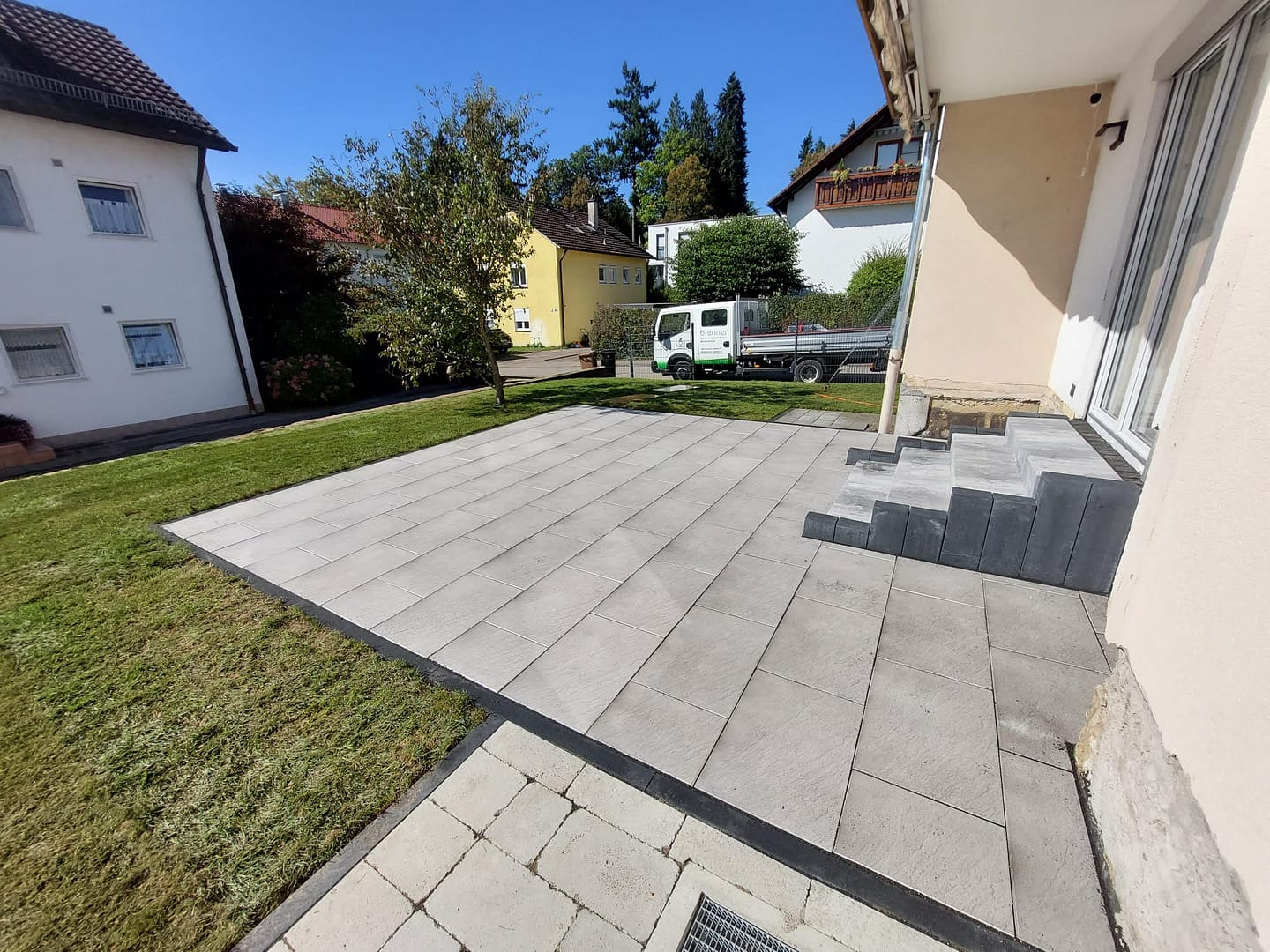 Blick auf die Terrasse